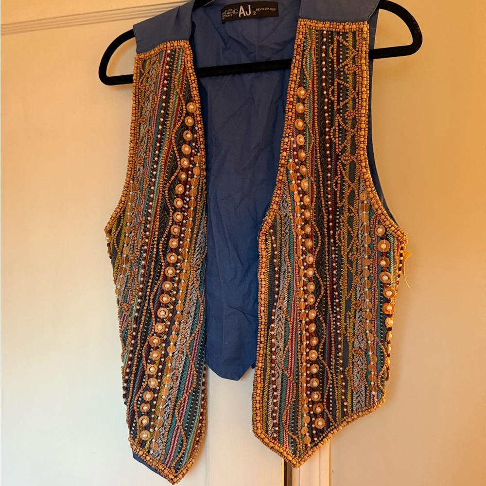 Women's Beaded Vest - Multicolor